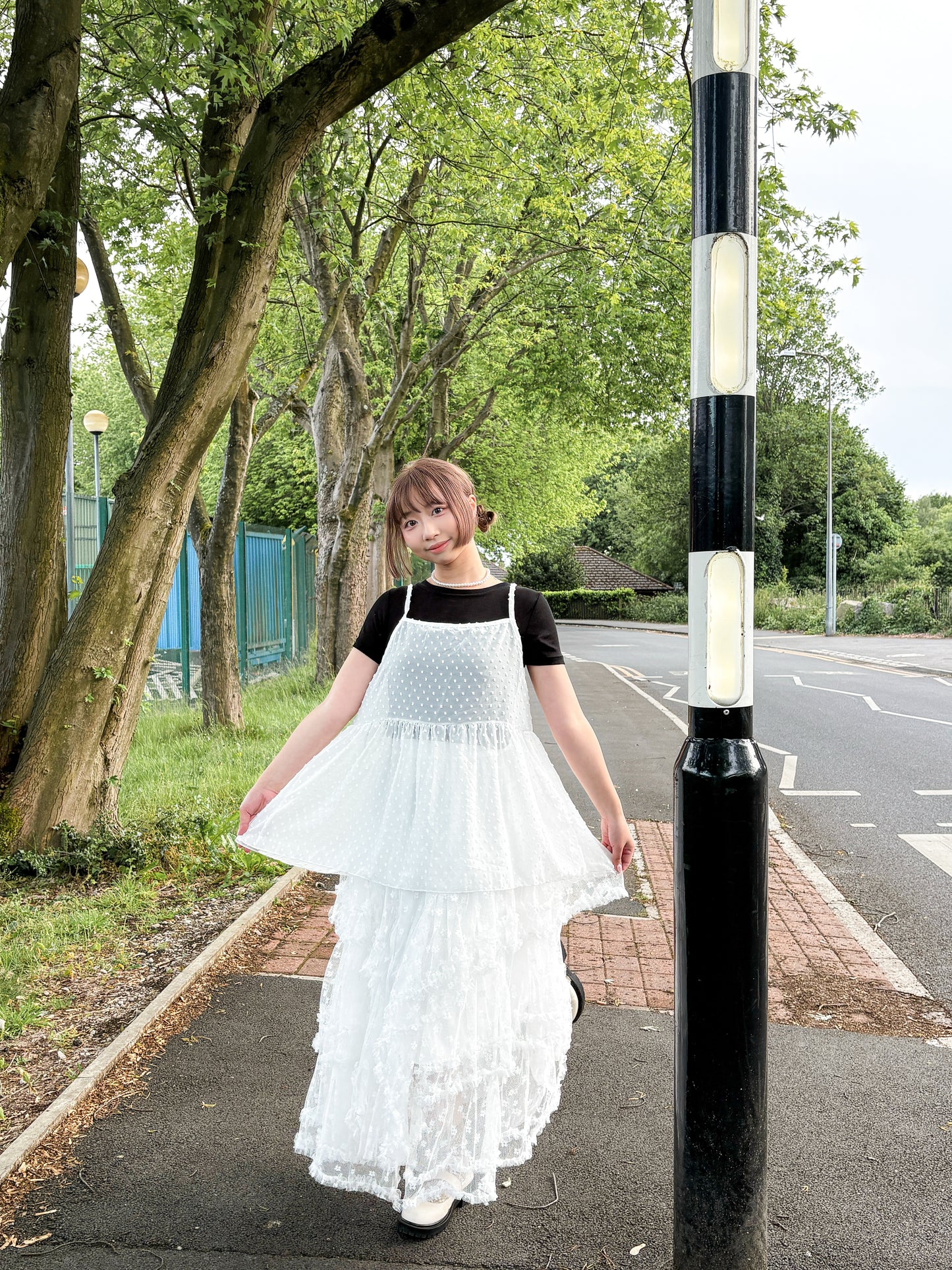 Cloud Dress Layering Camisole Top OPS (White)