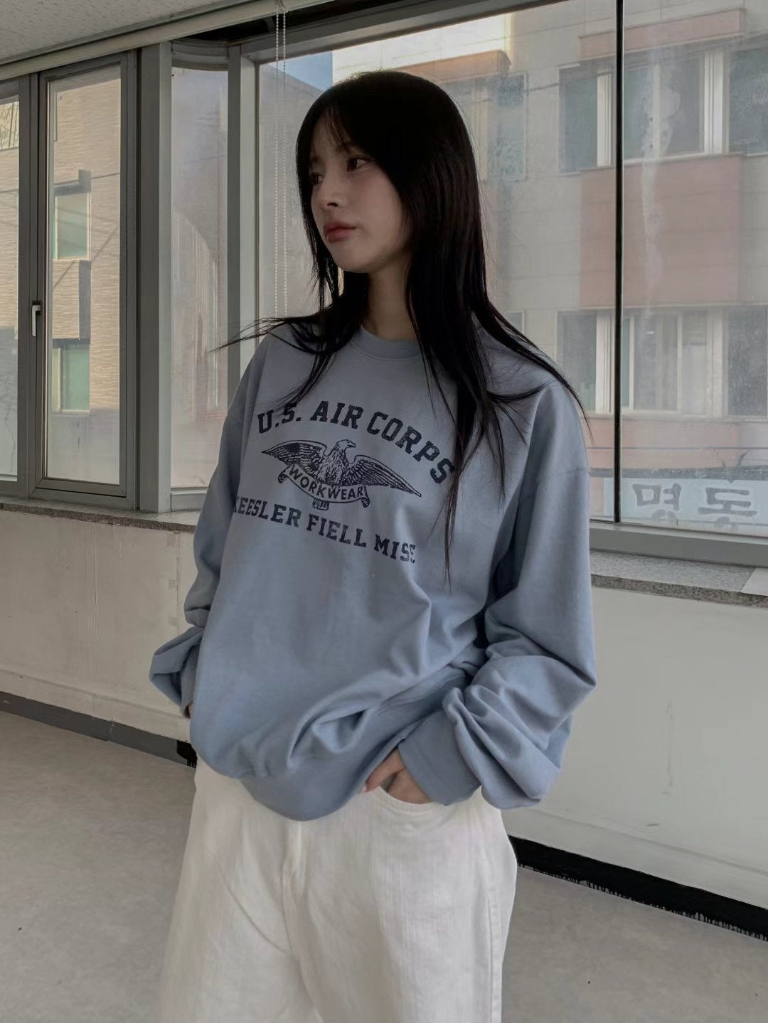 Unisex Eagle sweatshirt (Pink)