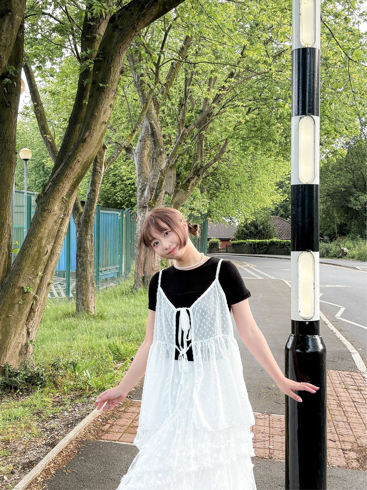 Cloud Dress Layering Camisole Top OPS (White)