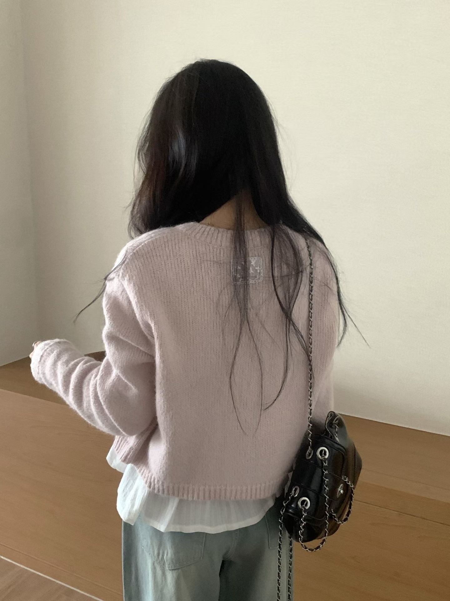 (Preorder) Pastel Dahlia Wool Cardigan