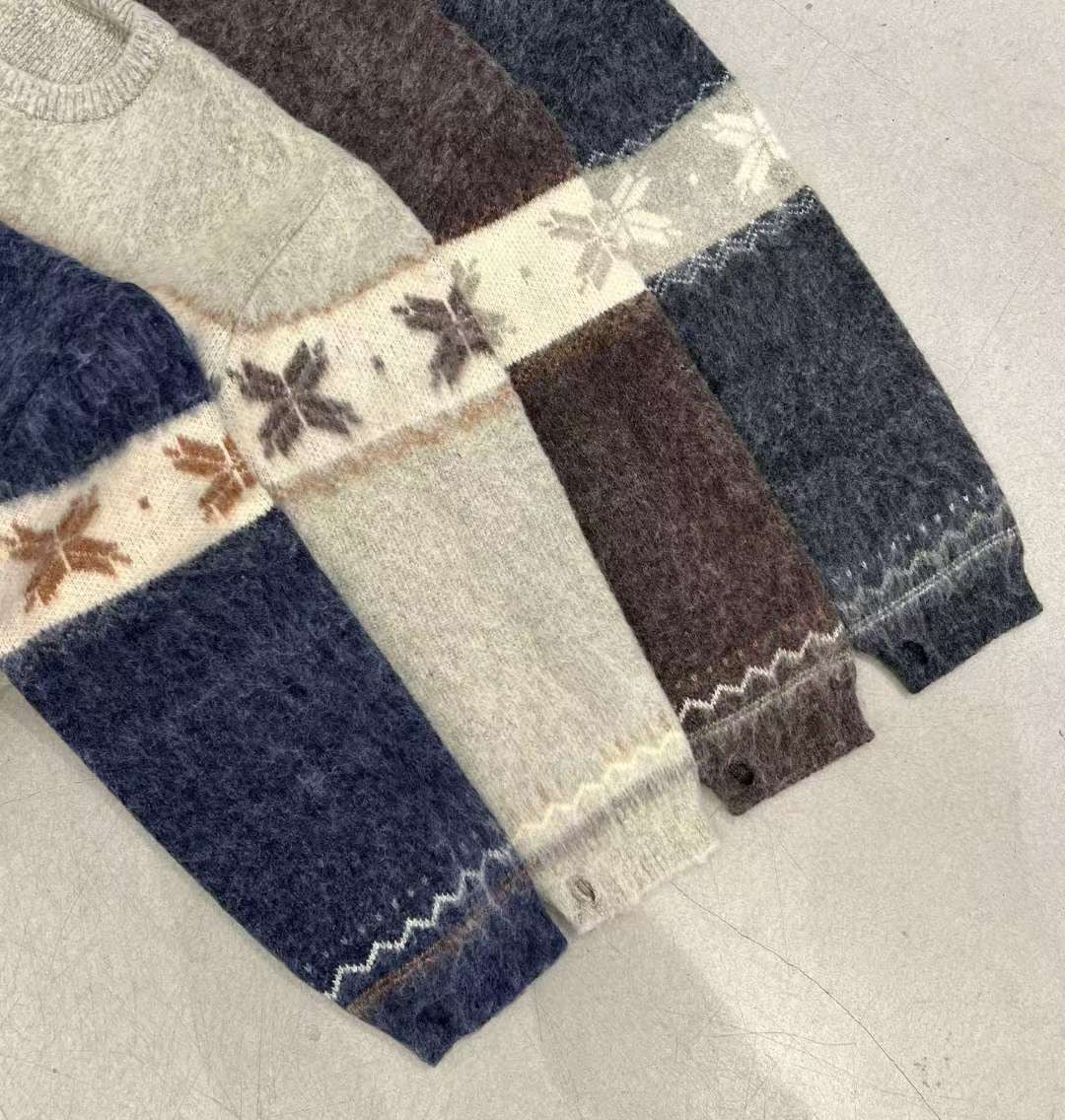 (CP LOOK) Unisex Winter Brush Knitwear