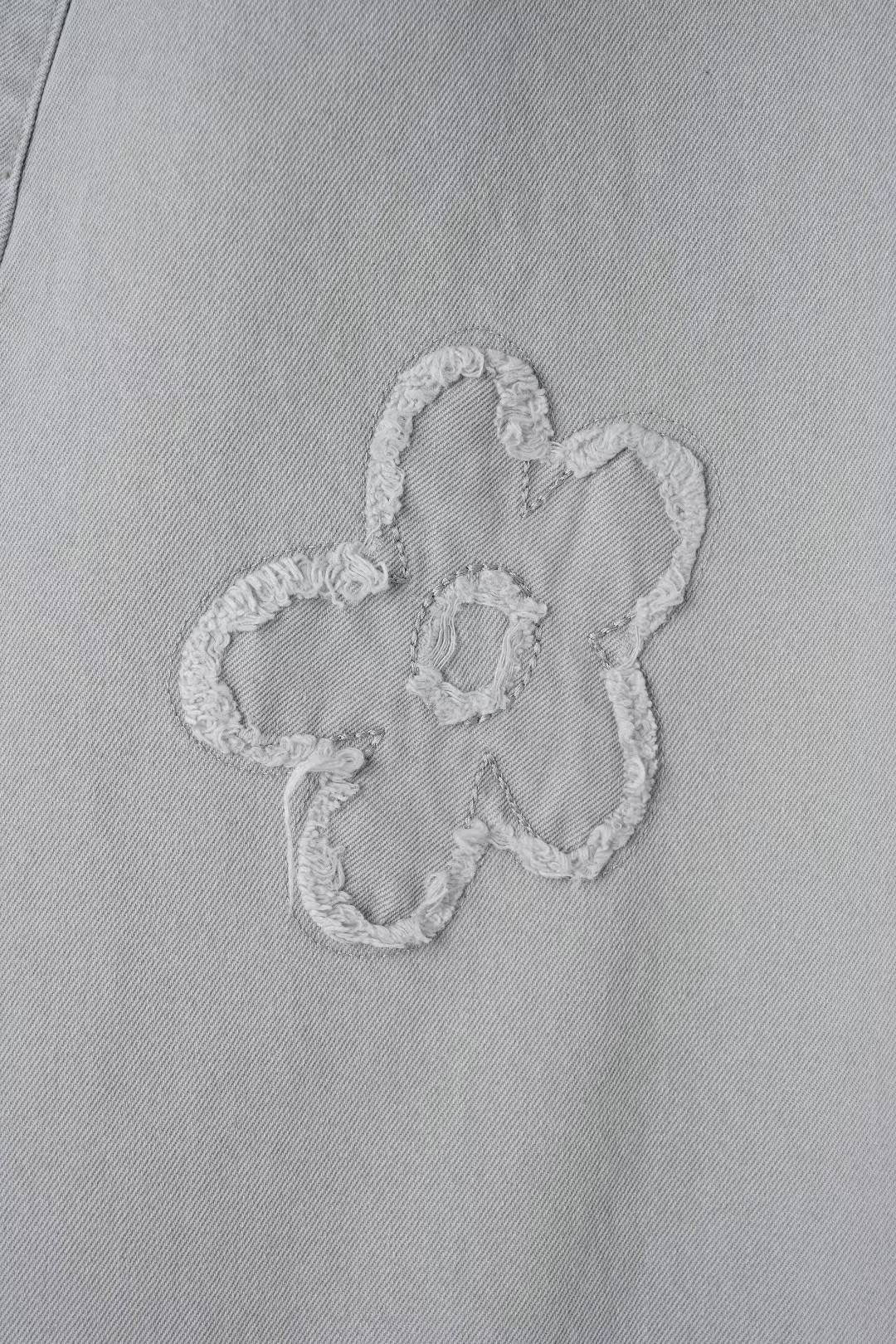 (Preorder) Floral Gray Pants