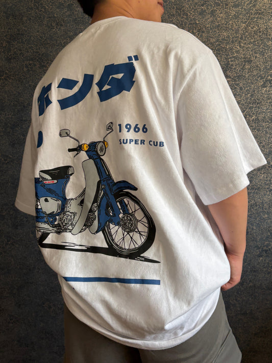 Unisex Overfit Motorcycle Short-sleeve T-shirt