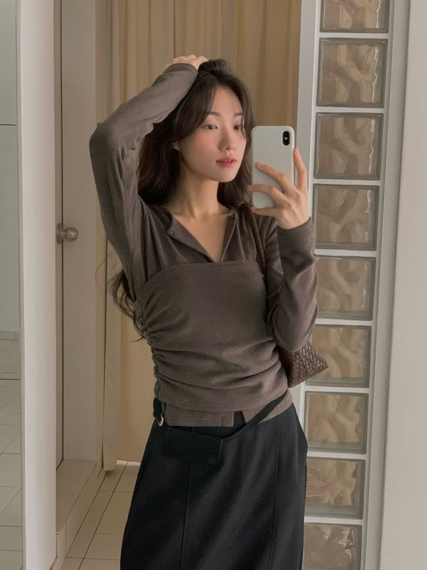 (Preorder) Winter Pretop Layering Cardigan Set