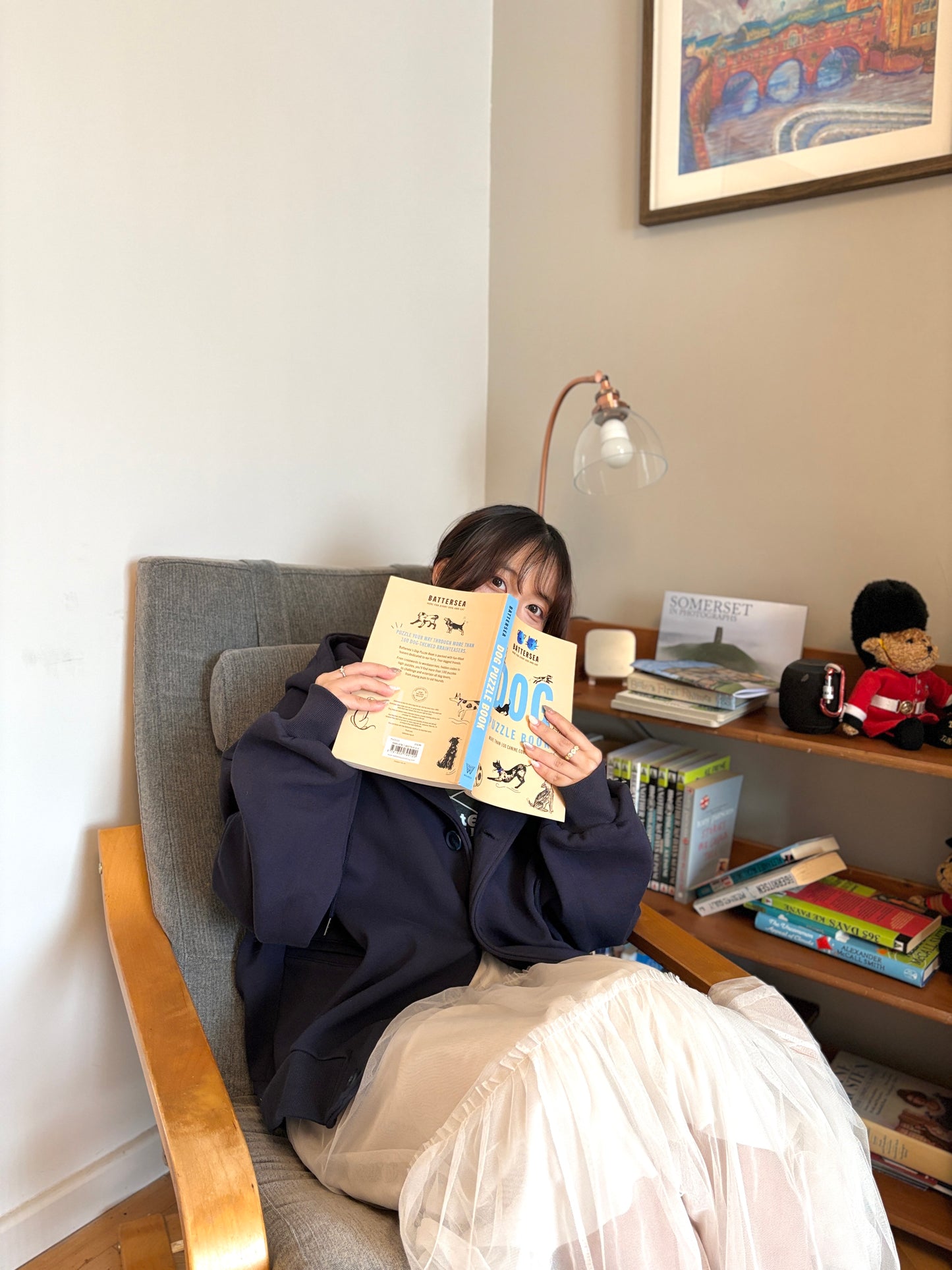 Oversized Double-Knit Button Hood Zip-Up