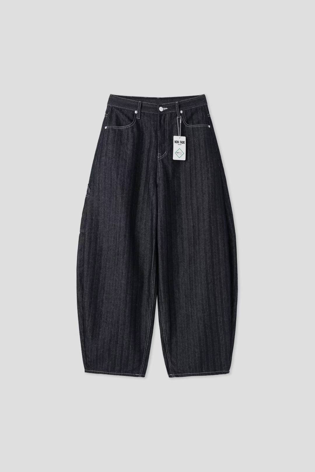 (Preorder) Sun Pattern Non-faded Balloon Wide Pants