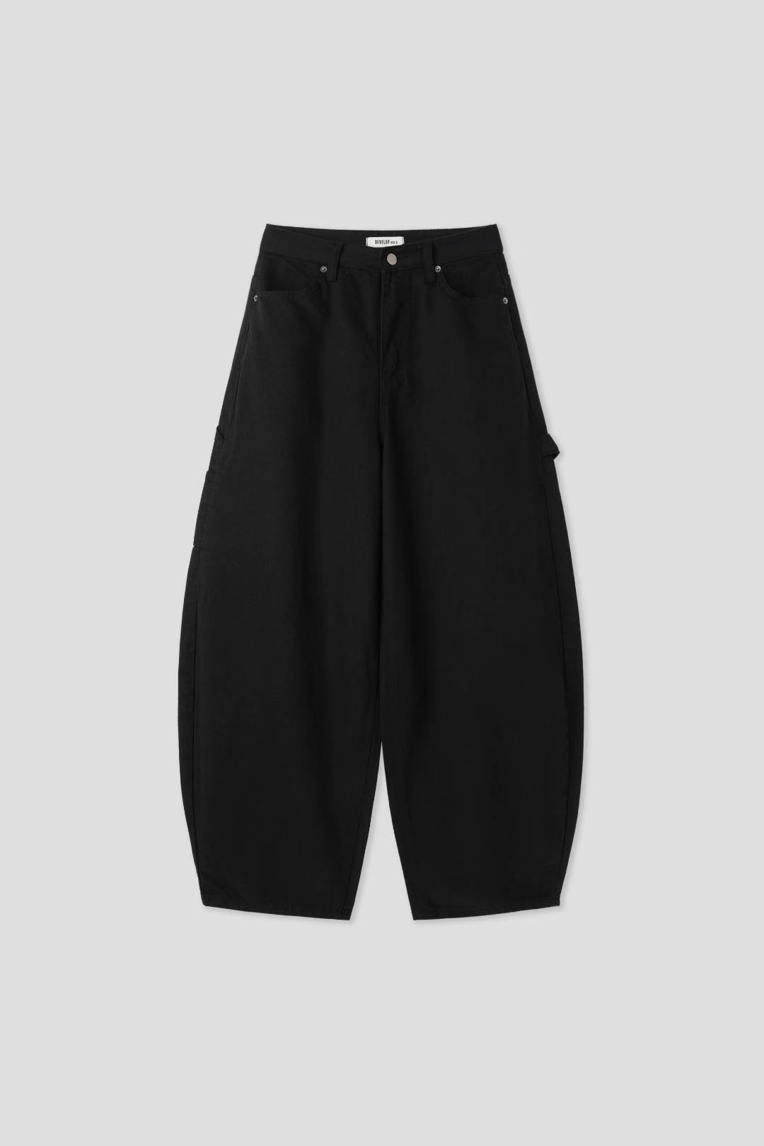 (Preorder) Love Ring Pocket Balloon Wide Cotton Pants