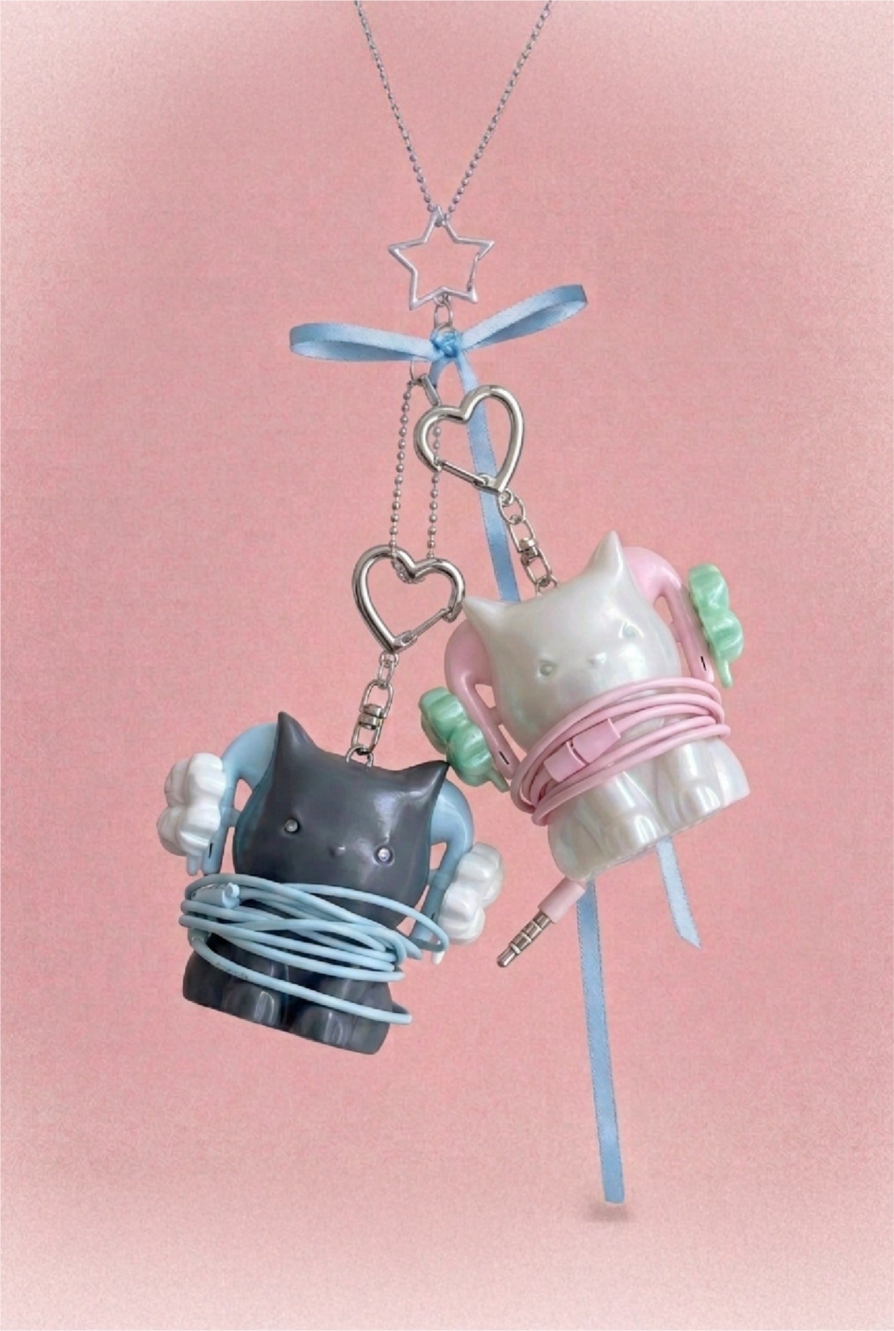 KOREA BRAND MADE CAT CABLE KEYRING