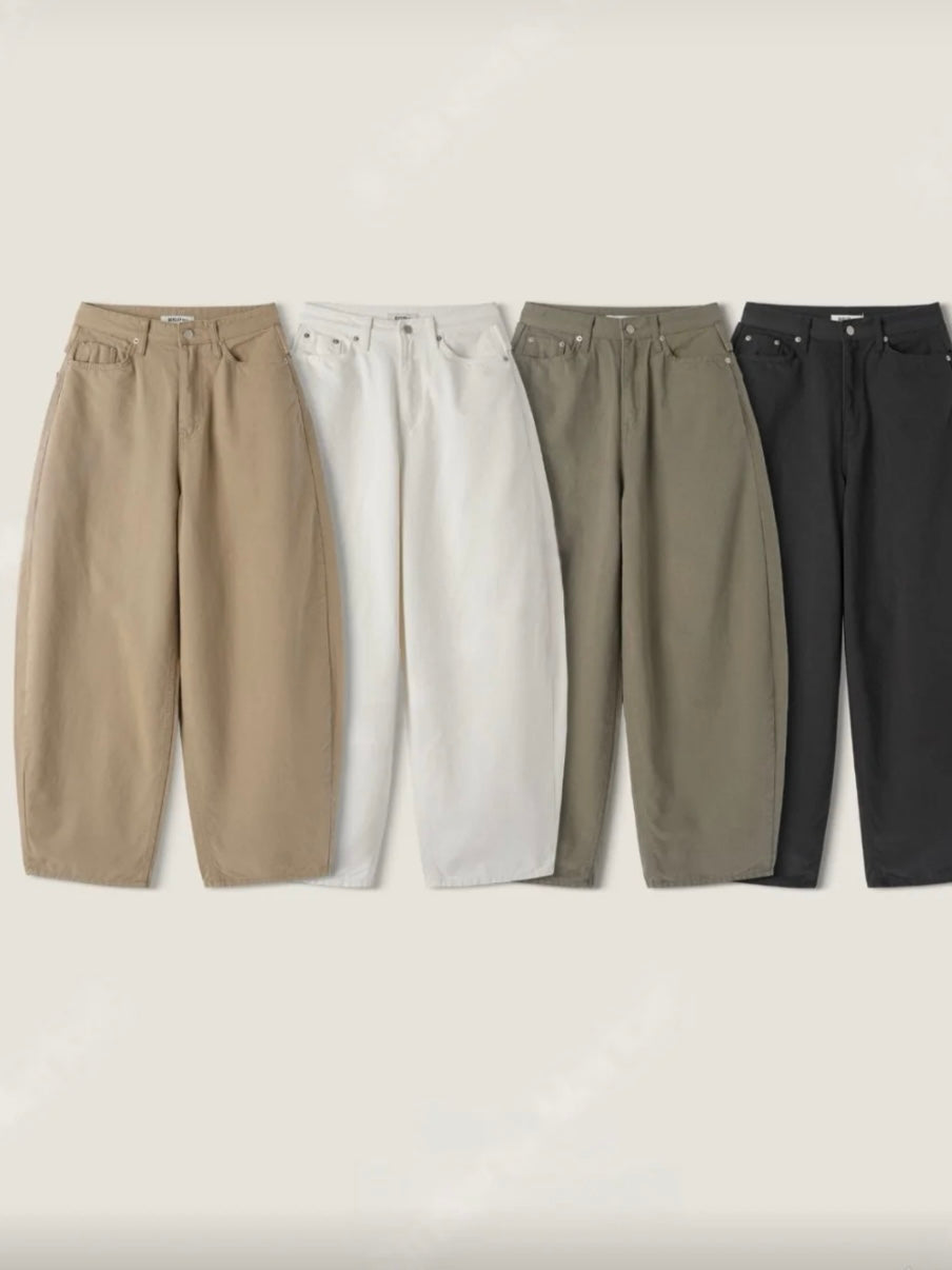 Corset Back Tie Pants