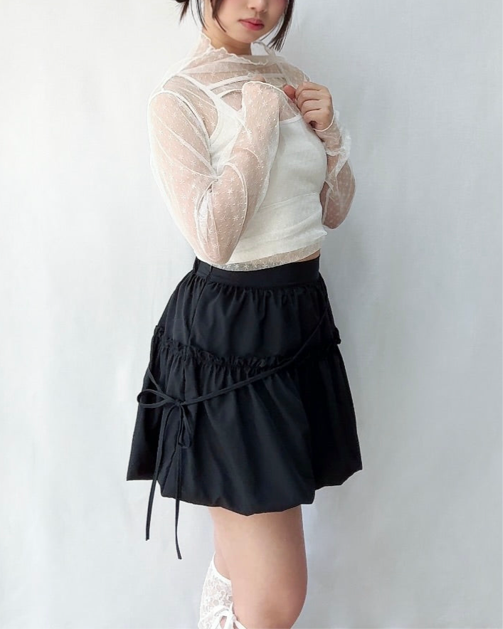 Honey Pot Bubble Mini Skirt