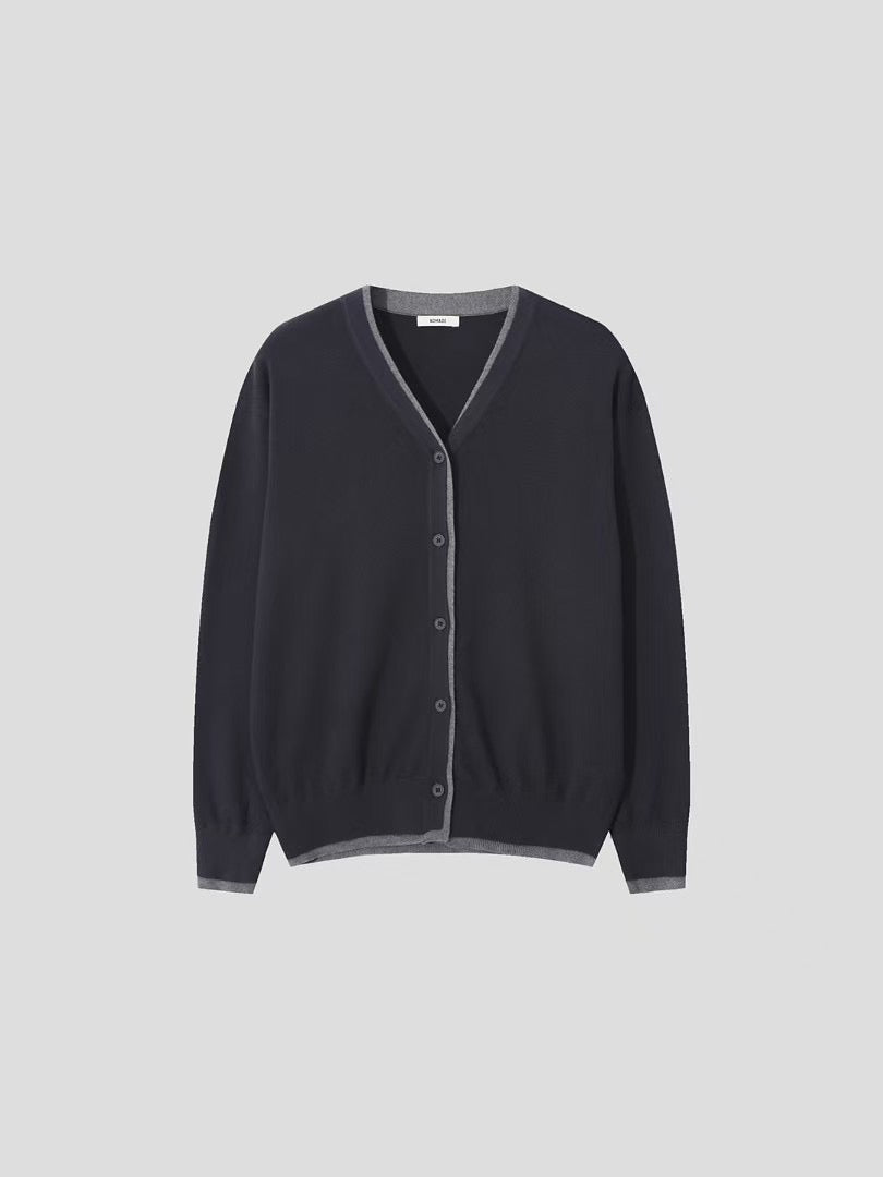 (Preorder) Unisex Men Layered Cardigan