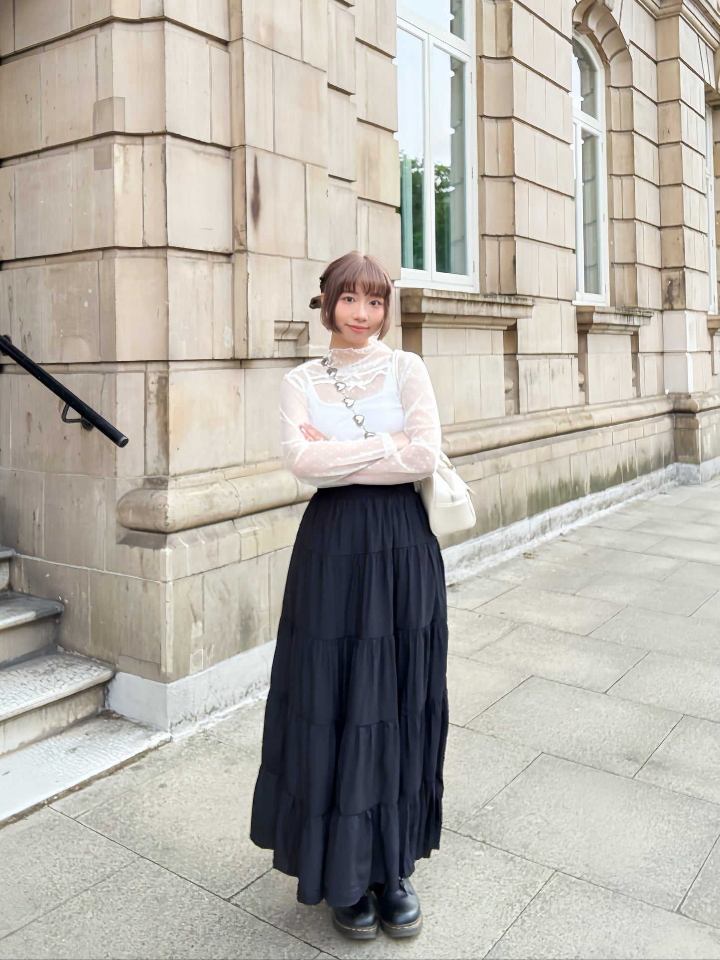 Flowy 5-Tiered Flared Ruffle Maxi skirt (2 Colours)