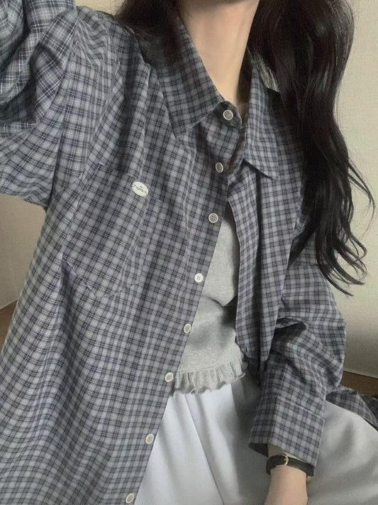 (Preorder) Latte check shirt