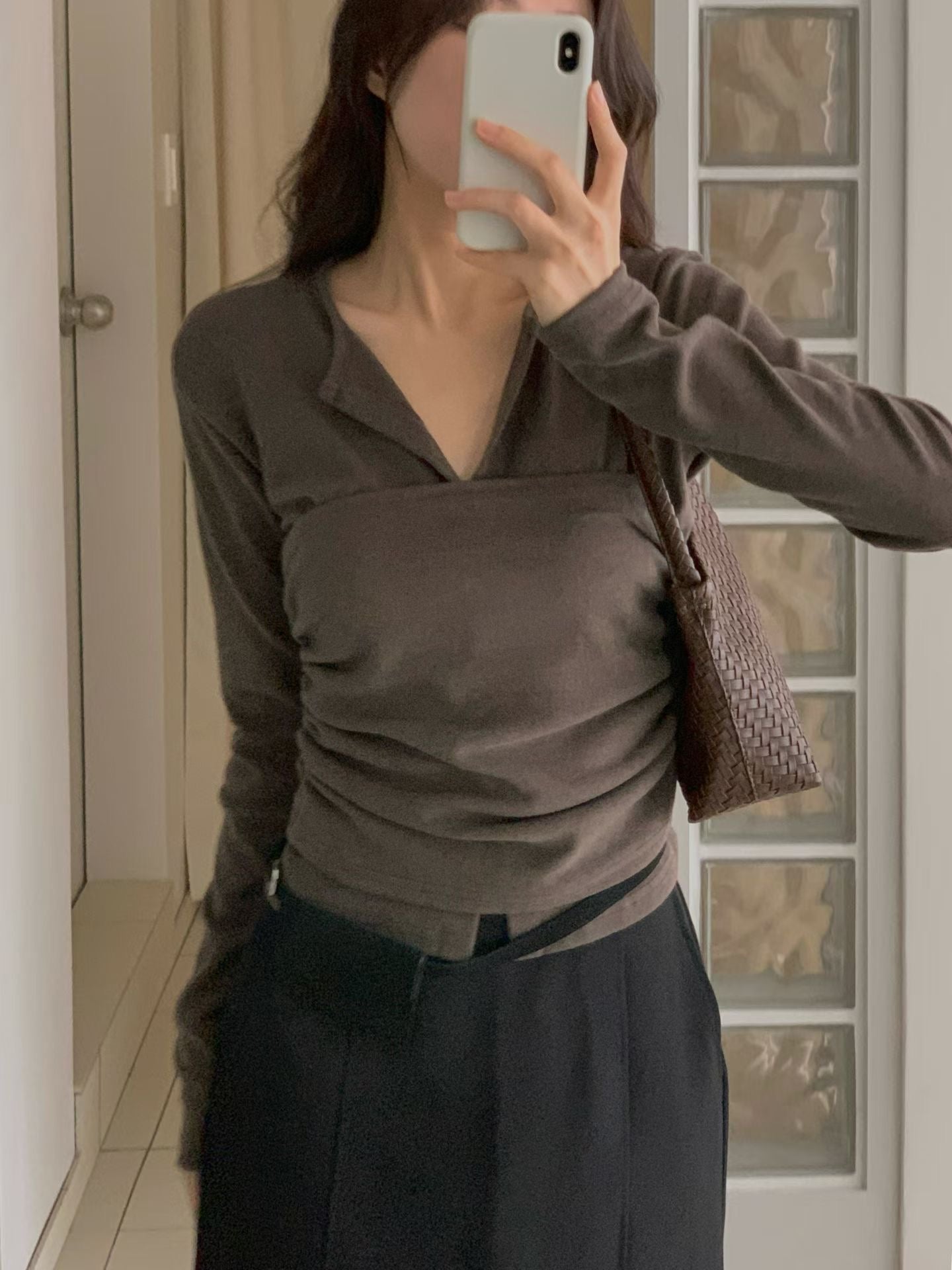 (Preorder) Winter Pretop Layering Cardigan Set