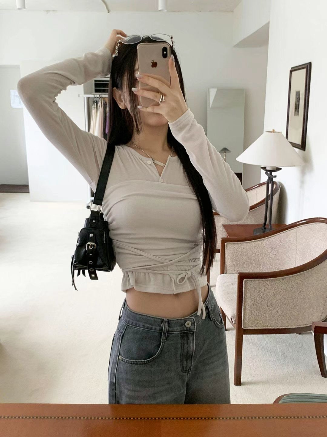 (Preorder) 2 Way Camisole Cardigan Layered Set