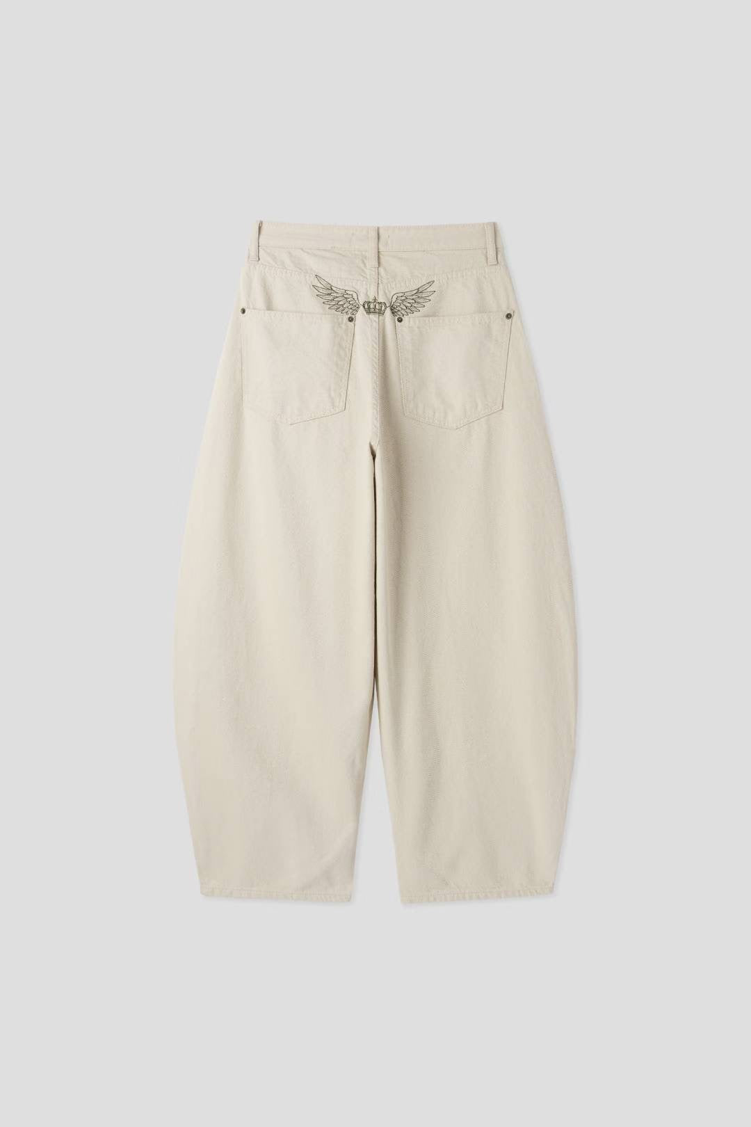 (Preorder) Wings Balloon Wide Cotton Pants