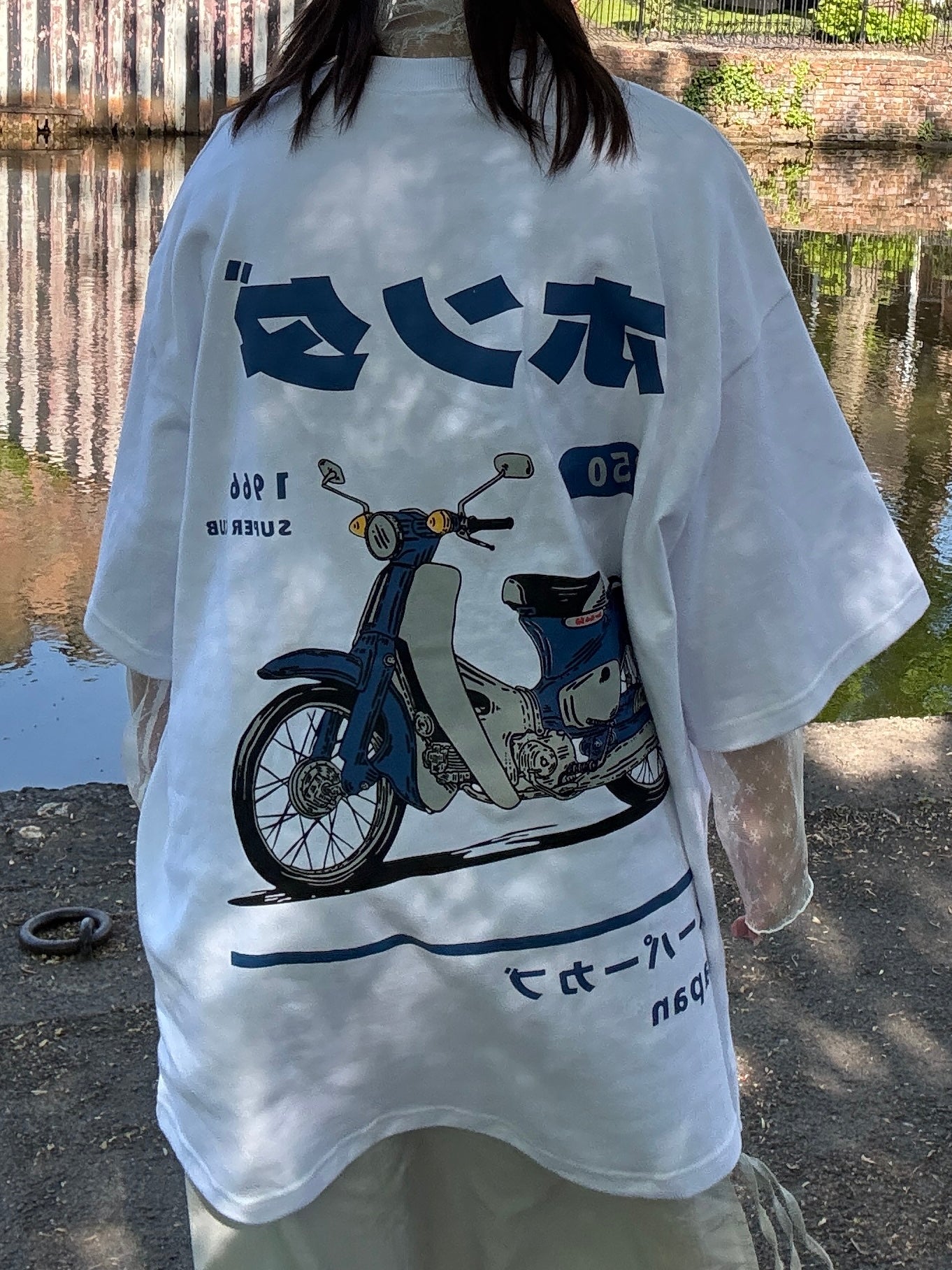 Unisex Overfit Motorcycle Short-sleeve T-shirt