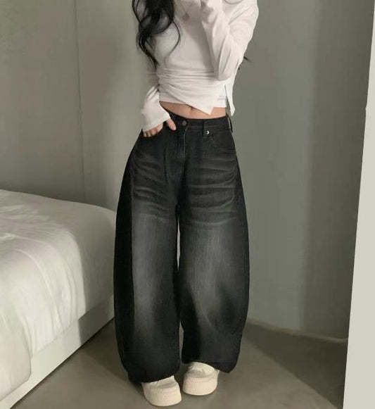 (BF NEW IN) Heaven Wash Out Black Pants