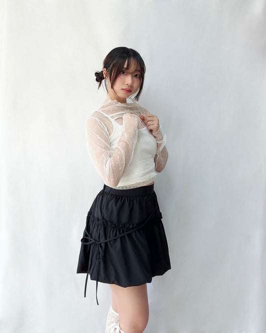 Honey Pot Bubble Mini Skirt