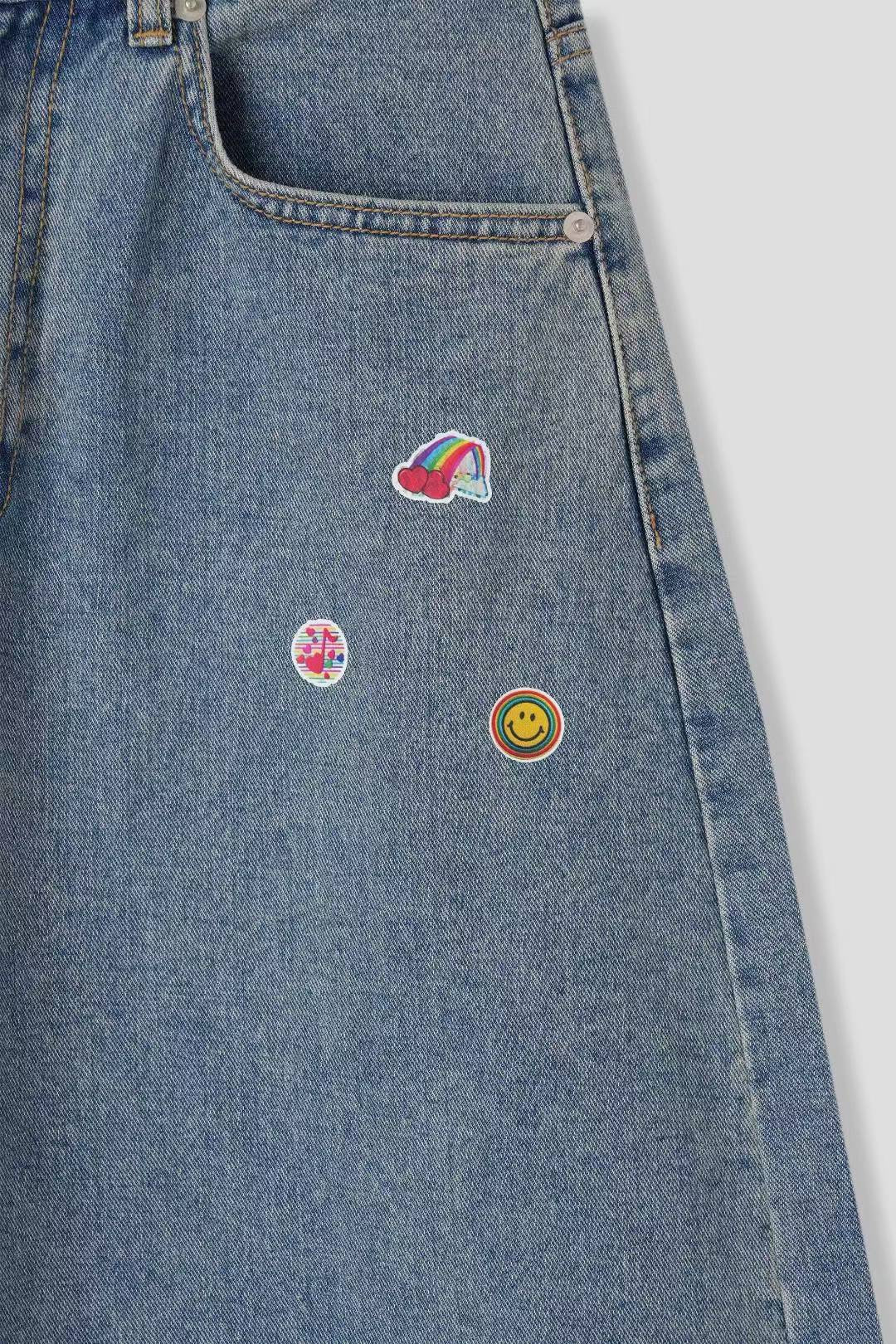 (Preorder) Cutie Sticker Wide Pants