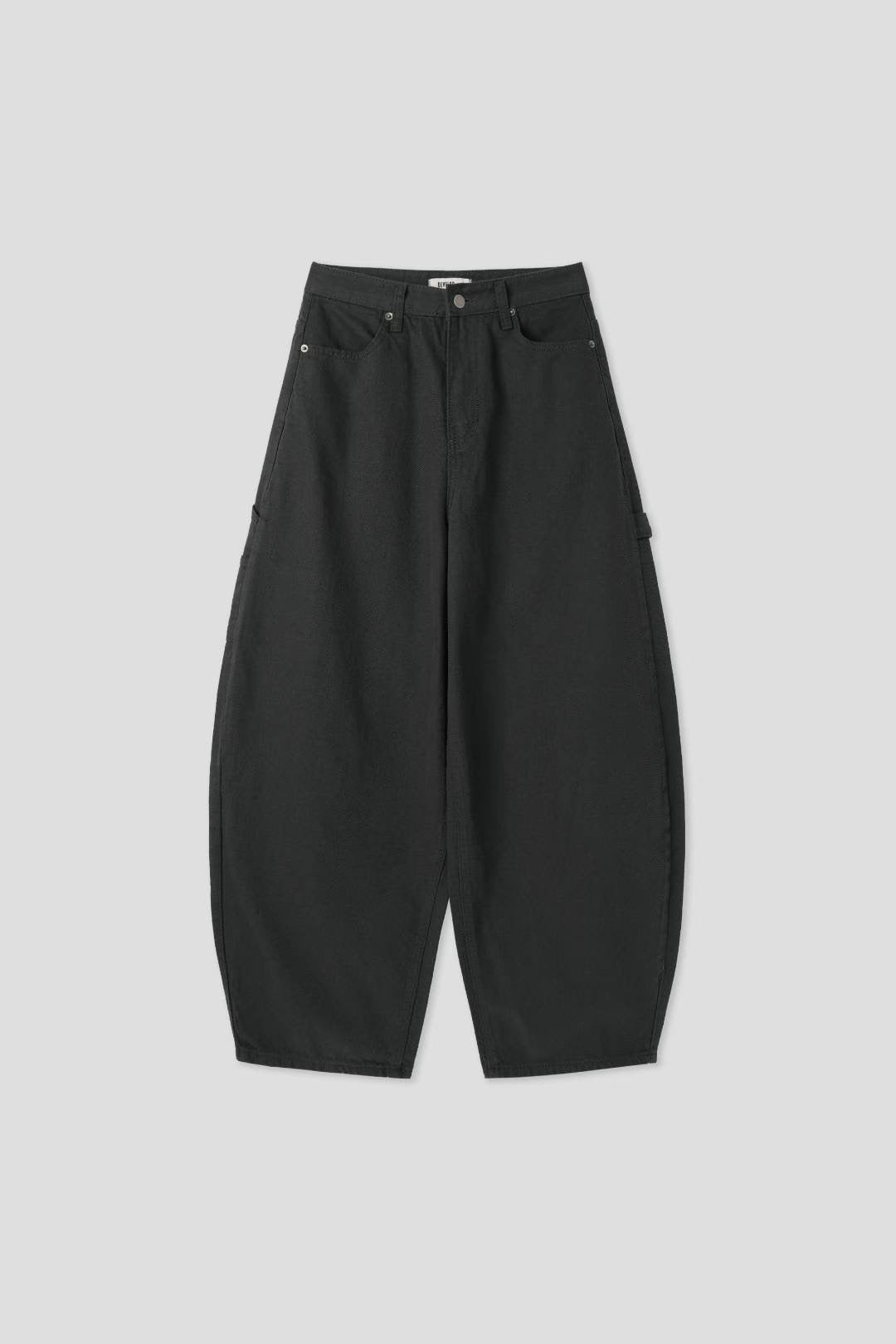 (Preorder) Love Ring Pocket Balloon Wide Cotton Pants