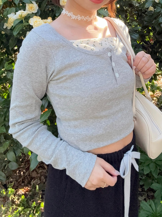 Spring Flower Layered T-shirt