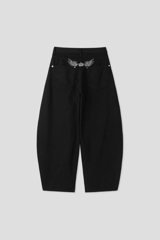 (Preorder) Wings Balloon Wide Cotton Pants