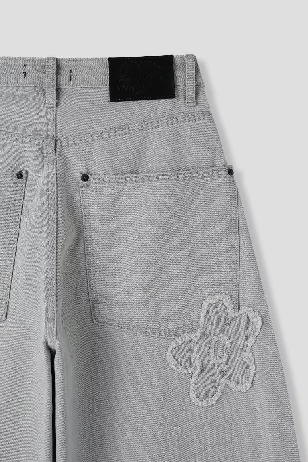 (Preorder) Floral Gray Pants