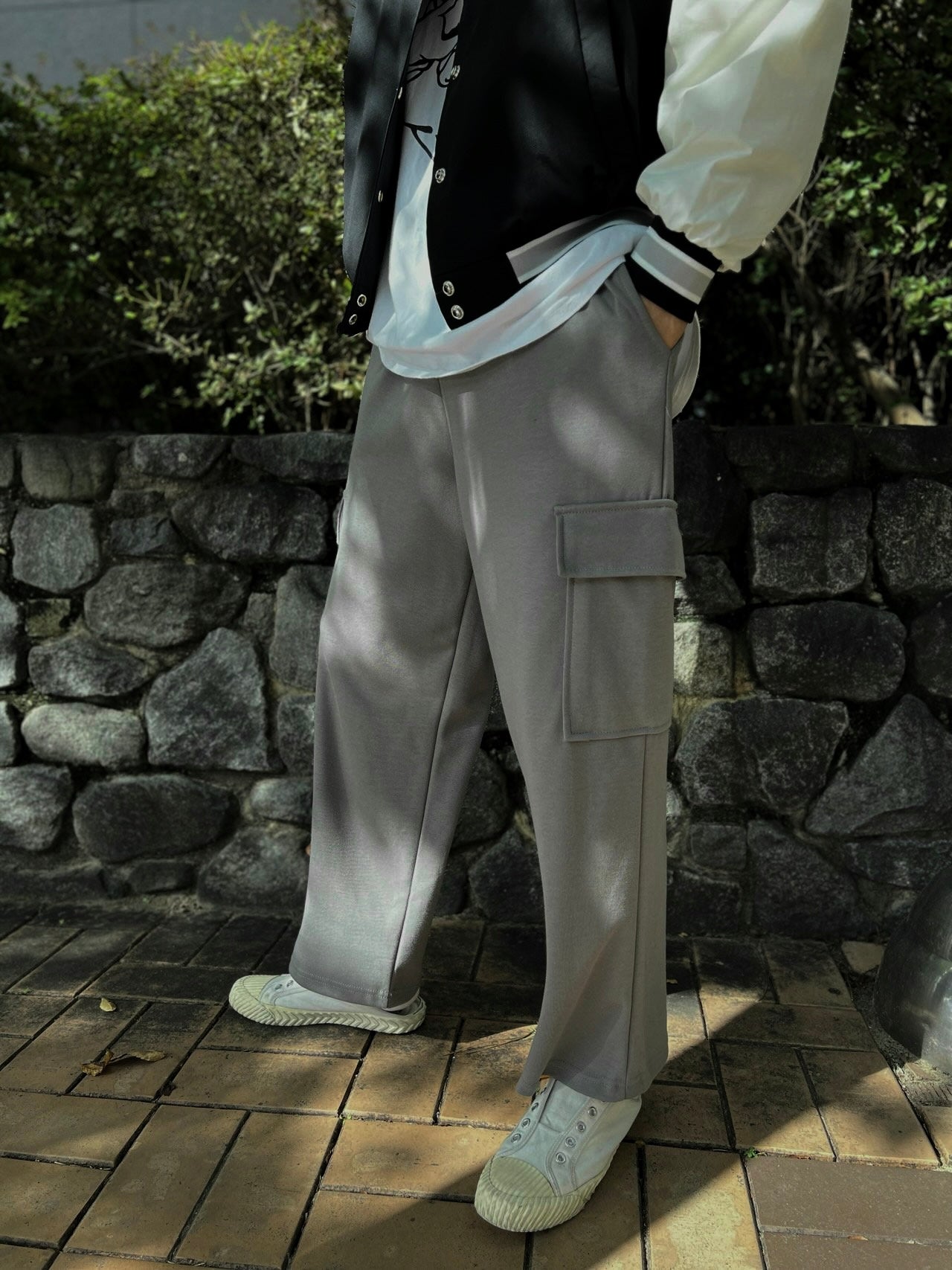Unisex Overfit Wide Cargo Pants All season