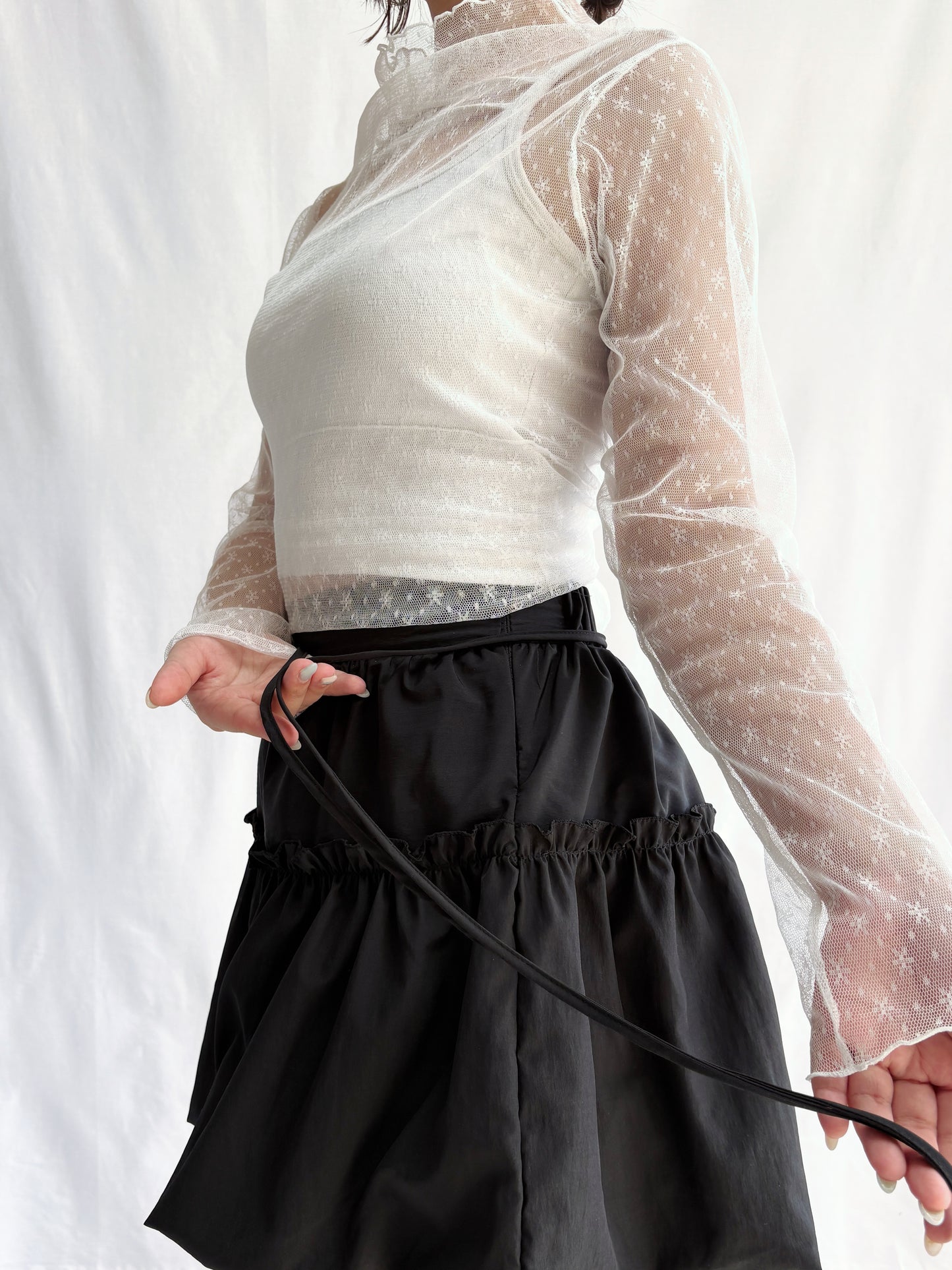 Honey Pot Bubble Mini Skirt