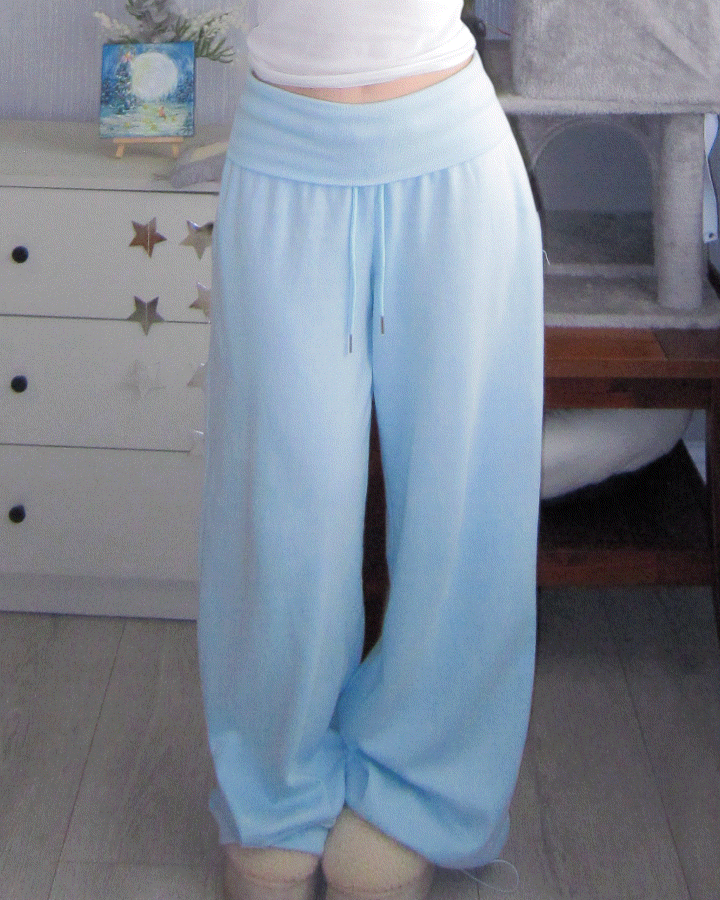 26FW All Seasons/ Body Coverage Leaf Folding Training Wide Pants (6 Colours)