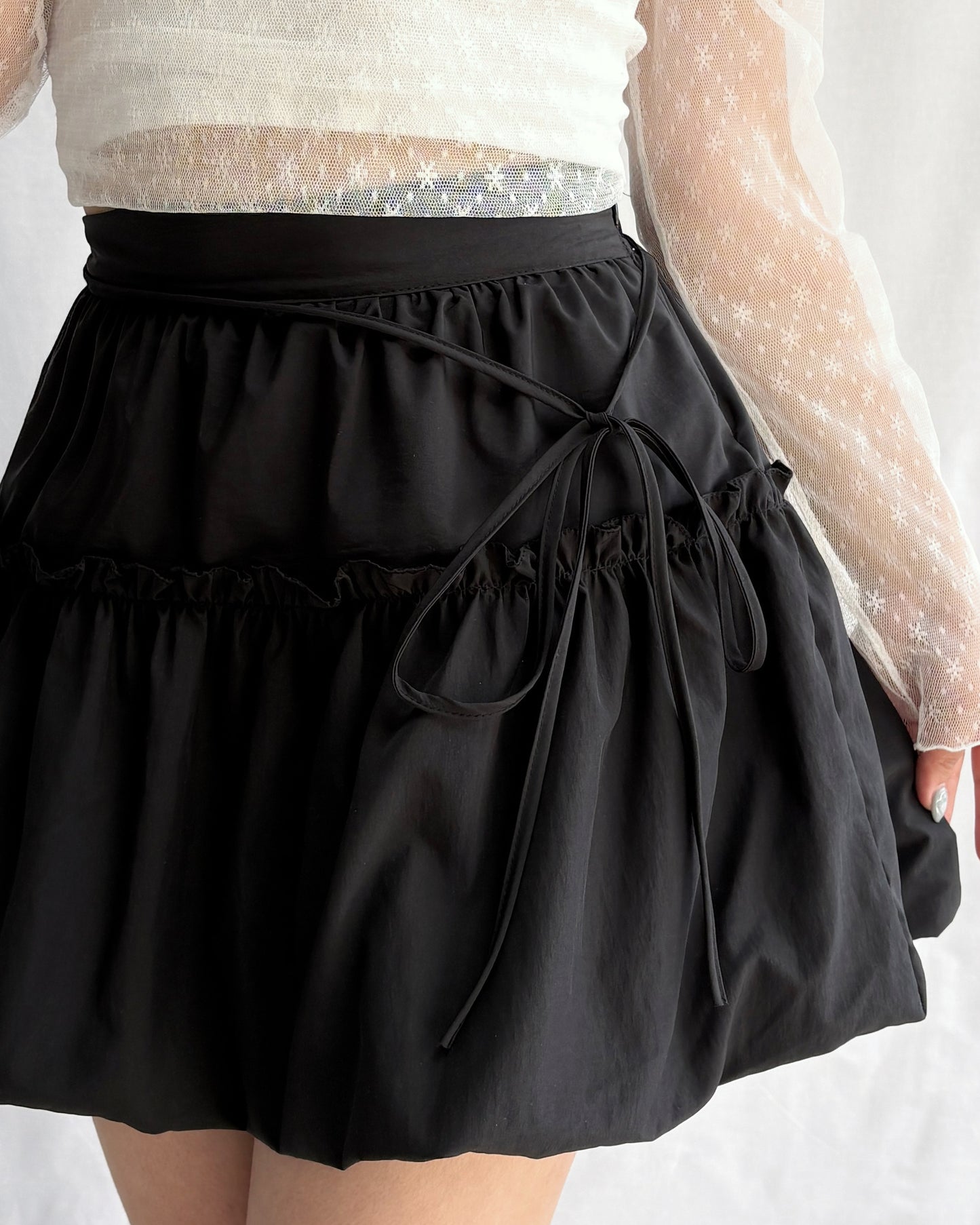 Honey Pot Bubble Mini Skirt