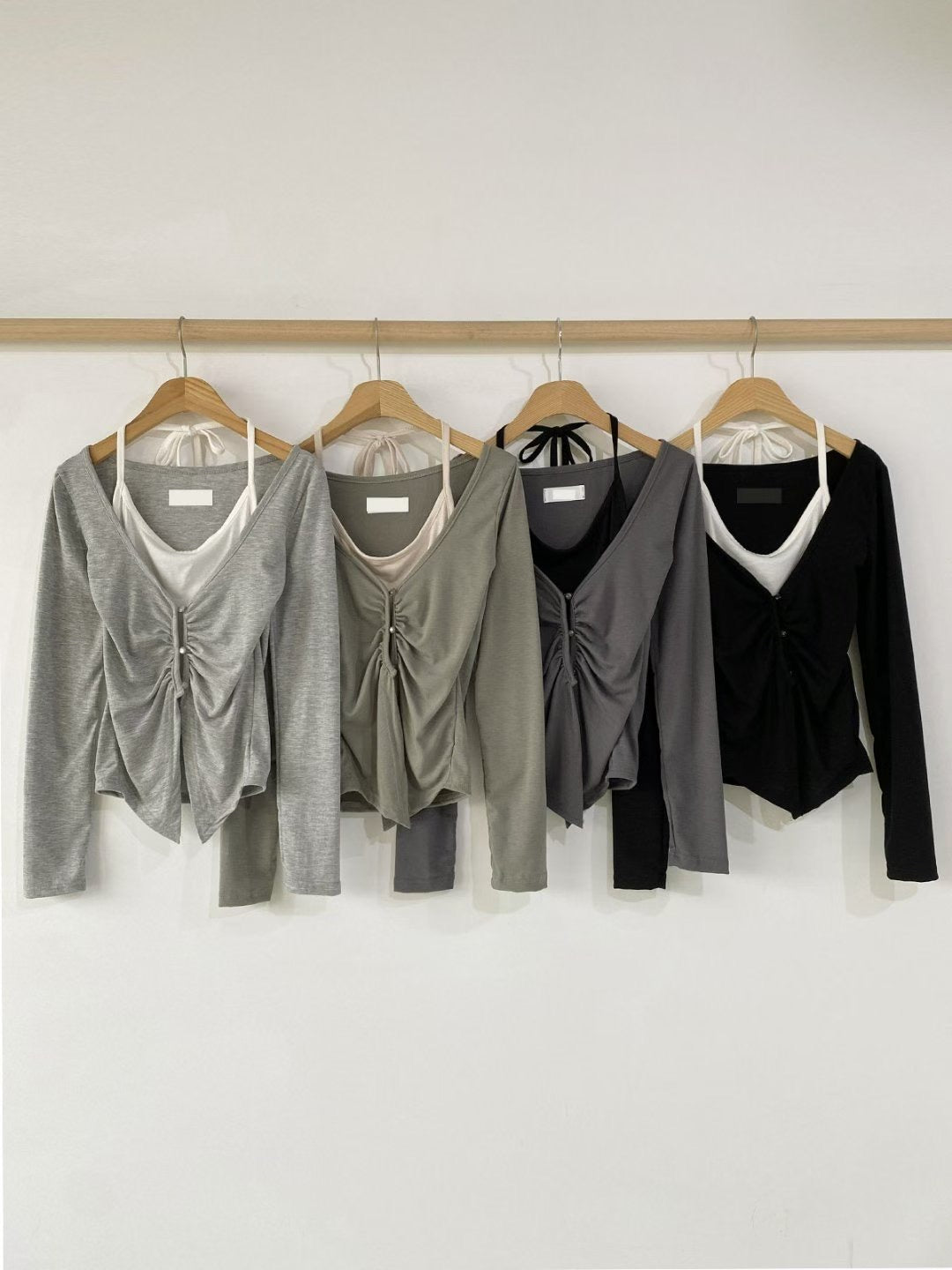 (Preorder) Halter Long Sleeve T-shirt