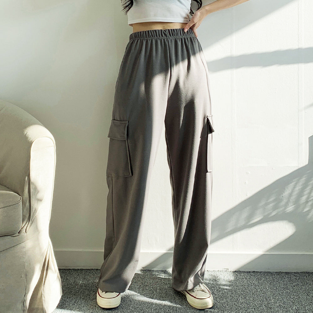 Unisex Overfit Wide Cargo Pants All season