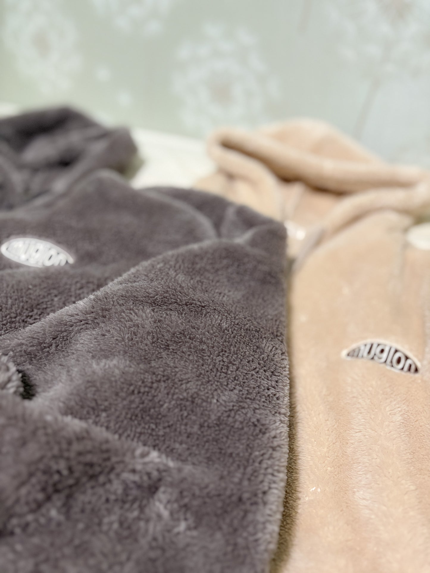 (DEC NEW)Oversized Teddy Sherpa Fleece Hoodie Zip-up