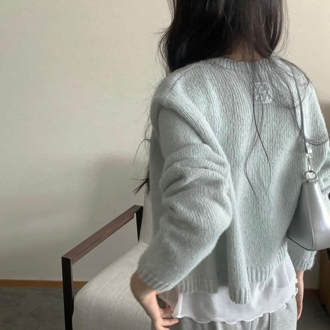 (Preorder) Pastel Dahlia Wool Cardigan