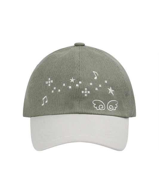 [BAUF] Angel Melody Ball Cap (Khaki)