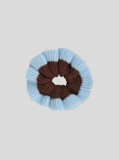 (XMAS PRESENT) Knit Two Tone Scrunchie