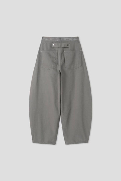 (Preorder) Silver star chain balloon pants