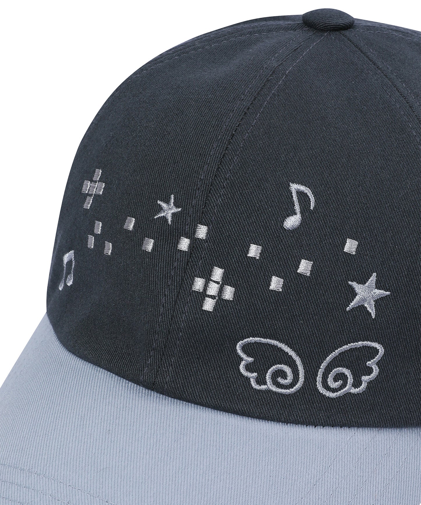 [BAUF] Angel Melody Ball Cap (Charcoal)