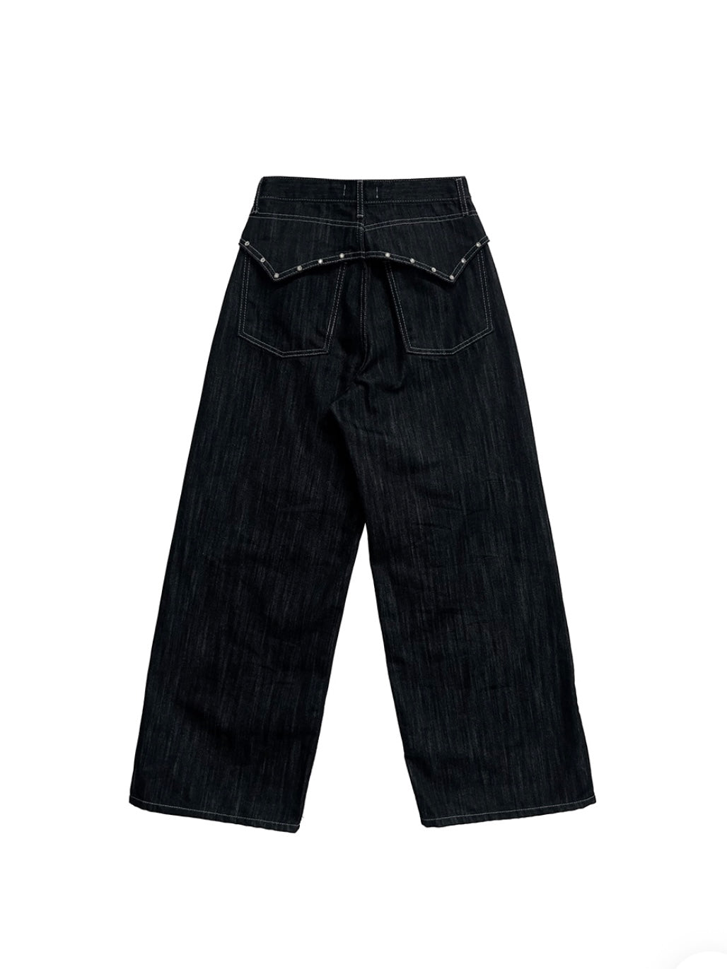 Western Black Denim Pants