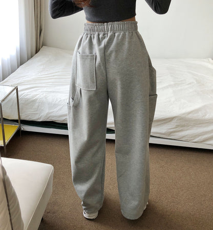 Unisex Double layered Side Tuck In Carpenter Pants (Grey)