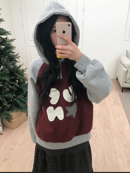 Up and On Letter Pad Hoodie