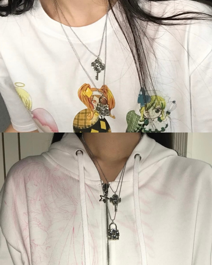 Luvistrue x SHUGO CHARA! HUMPTY DUMPTY NECKLACE (PINK)