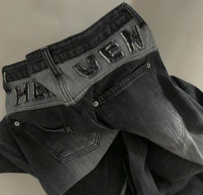 (BF NEW IN) Heaven Wash Out Black Pants
