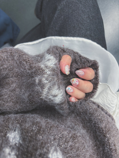 (CP LOOK) Unisex Winter Snowflake Brush Knitwear