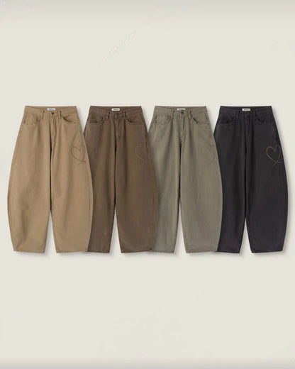 26FW Heart Stud Pants (4 Colours)