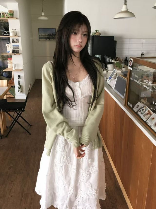 (Popular!!) Spring Sleeveless Lace Basic Tank Top