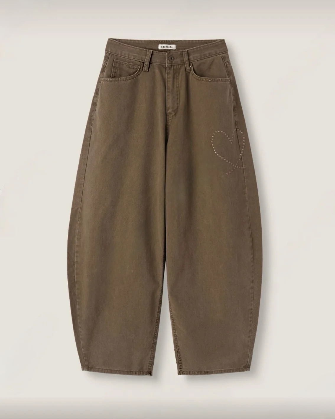 26FW Heart Stud Pants (4 Colours)