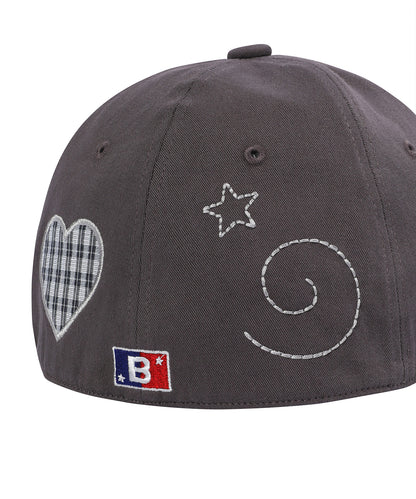 [BAUF]  B Star Cap (Vintage Purple)